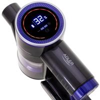 Snoerloze steelstofzuiger Adler AD 7061 allergievriendelijk Zwart, Blauw - thumbnail