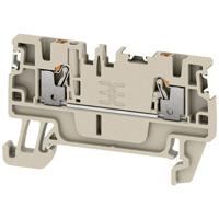 Weidmüller 2674590000 Doorgangsserieklem Push-In-klem, Steekaansluiting Donkerbeige 100 stuk(s) - thumbnail