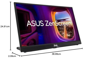 ASUS ZenScreen MB17AHG Portable Monitor ledmonitor ASUS ZenScreen MB17AHG Portable Monitor ledmonitor