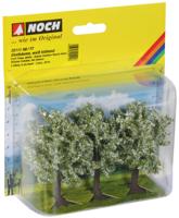 Noch 25111 H0/TT Fruitbomen witte bloesem 8 cm hoog, 3 stuks - thumbnail