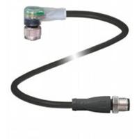 Pepperl+Fuchs 252986 Sensor/actuator connector M12 Aantal polen (sensoren): 4 Stekker, recht, Bus, haaks 1.00 m 1 stuk(s) - thumbnail