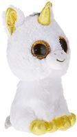 Ty Beanie Witte Eenhoorn Pegasus Knuffel 15cm - thumbnail