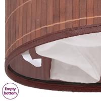 Wasmand ovaal bamboe bruin - thumbnail