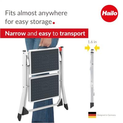 Hailo 4310-001 mk60 standardline 2 treden trapkruk - thumbnail