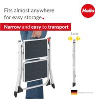 Hailo 4310-001 mk60 standardline 2 treden trapkruk - thumbnail