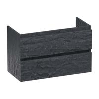 Brauer Joy - Onderkast Ondiep - 80 cm - met 2 Softclose Lades Greeploos en 1 Sifon Uitsparing - Damascus - thumbnail