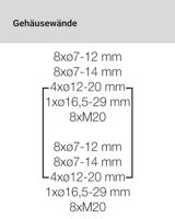 Hensel 6100003 KV 9236 Kleine verdeelkast Opbouw (op muur) Aantal groepen: 36 Aantal rijen: 2 Inhoud: 1 stuk(s) - thumbnail