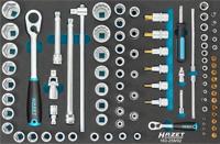 HAZET Dopsleutelset 163-258/92 - 92-delig - 1 x 5,5 - 3 … 32 - E4 - E20 - PH1 - PH2 - T6 - T60 - thumbnail