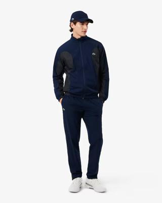 Lacoste Waterafstotend Trainingspak Heren Donkerblauw - Maat L - Kleur: Donkerblauw | Soccerfanshop