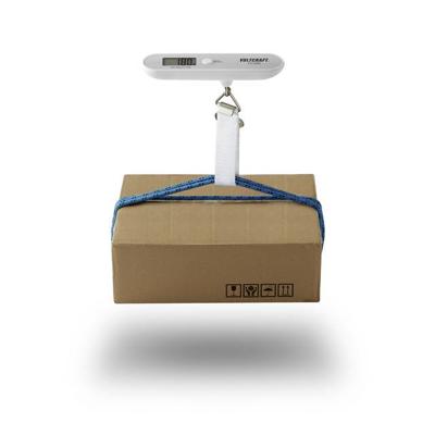 VOLTCRAFT KS-5000 KS-5000 Kofferweegschaal Weegbereik (max.) 50 kg Resolutie 10 g werkt op batterijen Grijs