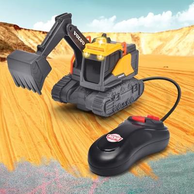 Dickie rc bestuubare graafmachine mini excavator - thumbnail