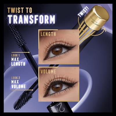 Max Factor Masterpiece 2 In 1 Lash Wow Mascara 7 ml 03 Midnight Black Dames - thumbnail