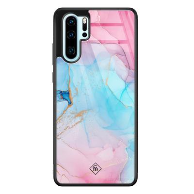 Huawei P30 Pro glazen hardcase - Marble colorbomb Huawei P30 Pro glazen hardcase - Marble colorbomb