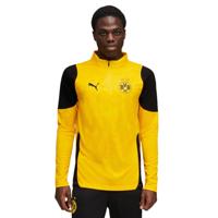 PUMA Borussia Dortmund Trainingstrui 1/4-Zip 2025-2026 Geel Zwart - thumbnail