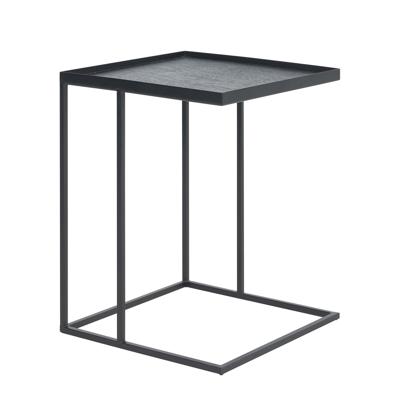 Ethnicraft Vierkante Bijzettafel 'Tray' Gelakt Hout, 39 x 39cm