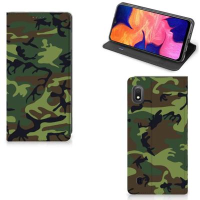 Samsung Galaxy A10 | Hoesje met Magneet | Army Dark Samsung Galaxy A10 | Hoesje met Magneet | Army Dark
