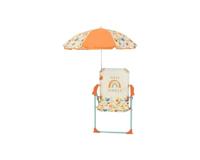FUN HOUSE Fruity's Opvouwbare campingstoel met parasol - H.38.5 x B.38.5 x D.37.5 cm + parasol ø 65 cm - Voor kinderen - thumbnail