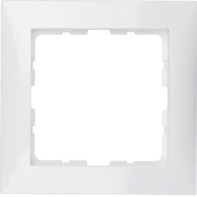 Berker S.1 1-voudig afdekraam wit glans 10118989