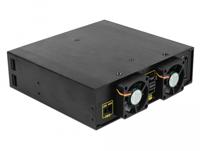 DeLOCK 5.25″ Mobile Rack for 4 x 2.5″ SATA / SAS HDD / SSD 12 Gb/s wisselframe - thumbnail