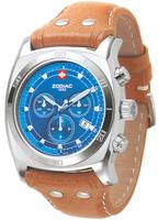Horlogeband Zodiac ZO7012 Leder Cognac - thumbnail