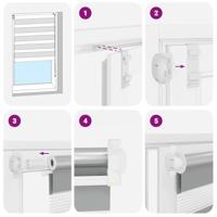 Duo rolgordijn 120 x 175 cm grijs - thumbnail