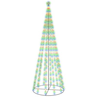 Kegelkerstboom 732 LED's meerkleurig 160x500 cm