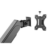 Equip 650134 triple monitorarm Zwart - thumbnail