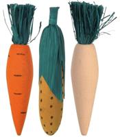 TRIXIE SET KNABBELHOUT HOUT / STRO 10 CM 4X3 ST - thumbnail