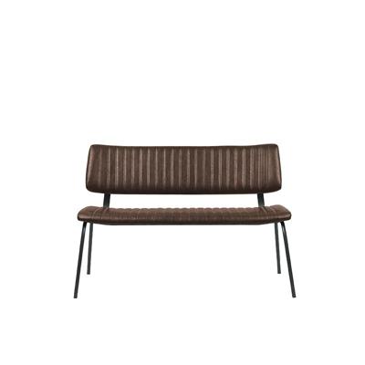 LABEL51 Eetkamerbank Gusto - Bruin - PU-Leder - 120 cm LABEL51 Eetkamerbank Gusto - Bruin - PU-Leder - 120 cm