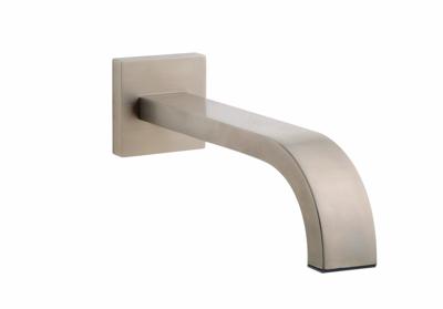 Wiesbaden inbouw-uitloop vierkant 22 cm 1/2&apos;&apos; geb.staal