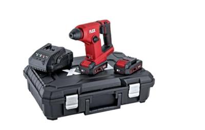 Flex FHE 1-16 18.0-EC TC 2.5/Set SDS-Plus-Accu-boorhamer 5 Ah, 8 Ah Zonder accu Flex FHE 1-16 18.0-EC TC 2.5/Set SDS-Plus-Accu-boorhamer 5 Ah, 8 Ah Zonder accu