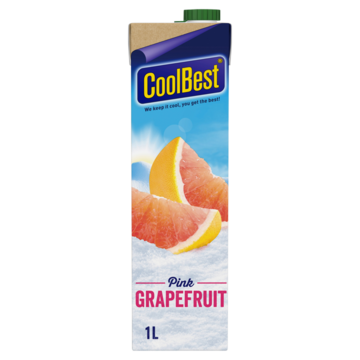 CoolBest 100% Juice Pink Grapefruit 1 L bij Jumbo