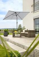 Schneider Parasol Bilbao 210 x 130 cm (Zilvergrijs) - thumbnail