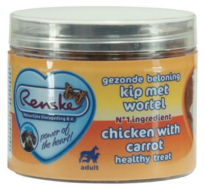 RENSKE HOND GEZONDE BELONING MINI HARTJES EEND 100 GR