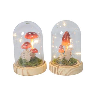 Stolp paddenstoel LED Ø9,5xH13,5cm