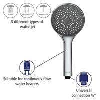 Wenko Doucheset Watersaving (Chroom) - thumbnail