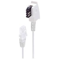 Shiverpeaks DSL Aansluitkabel [1x Telefoonstekker Duitsland (TAE-F) - 1x RJ45-stekker] 0.5 m Wit - thumbnail
