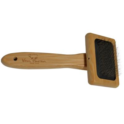 Wolkam voor schapenvachten gemaakt van bamboe hout met ijzeren pinnen Wolkam voor schapenvachten gemaakt van bamboe hout met ijzeren pinnen