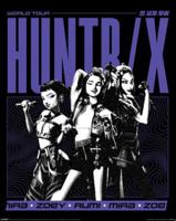 Poster K-Pop Demon Hunters - Huntrix World Tour 40x50cm - thumbnail