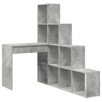 Hoekbureau Betongrijs 101,5 x 149,5 x 149,5 cm Bewerkt hout - thumbnail