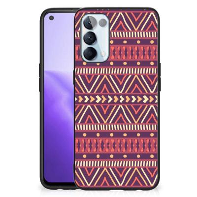 OPPO Reno5 5G | Find X3 Lite Back Case Aztec Paars