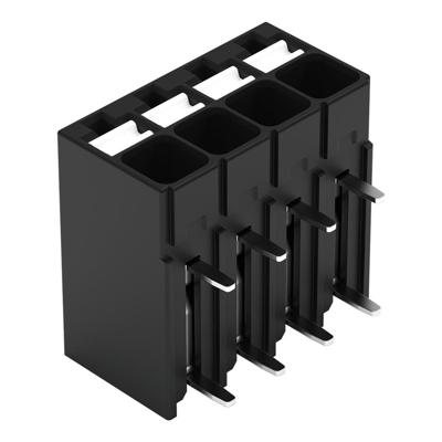 WAGO 2086-1204/300-000 Printklem 1.50 mm² Aantal polen 4 Zwart 1 stuk(s)