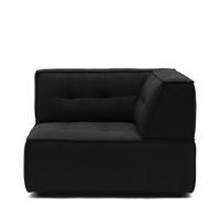 Rivièra Maison Modulaire Bank 'Brandon' Corner, Bouclé, kleur Black Swan - thumbnail