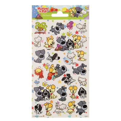 Totum Stickervel woezel & pip