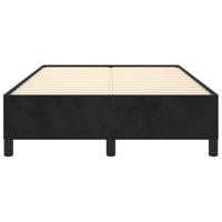 Bedframe zonder matras 120x190 cm fluweel zwart - thumbnail