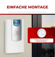 Draadloze deurbel Complete set Heidemann 70824 HX Flashlight - thumbnail