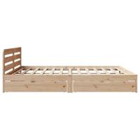 Bedframe zonder matras massief grenenhout 180x200 cm - thumbnail