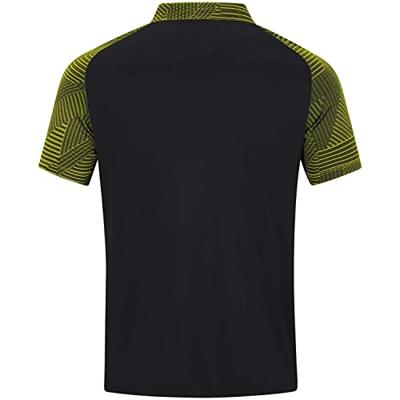 JAKO 6322 Polo Performance - Zwart/Zachtgeel - S