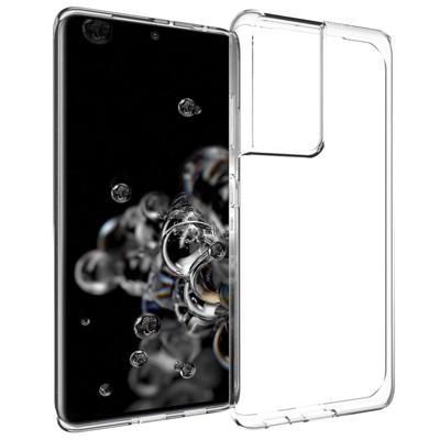 Accezz Clear Backcover Samsung Galaxy S21 Ultra Telefoonhoesje Transparant