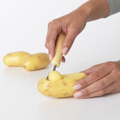 Brabantia Tasty+ meloenschep - Vanilla Yellow - Effortlessly Scoop and Serve